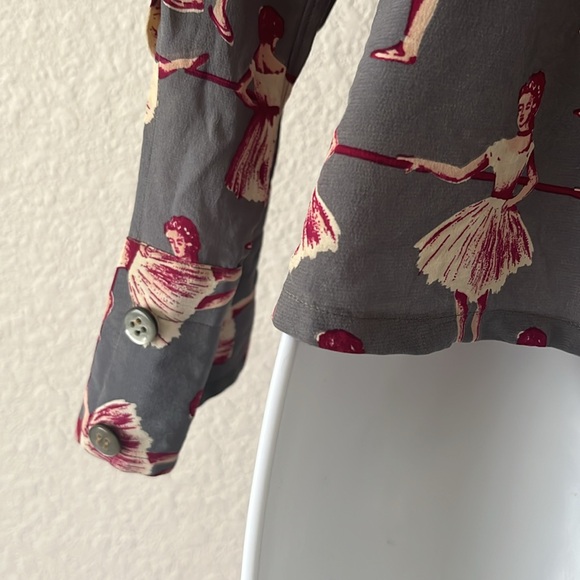 Vintage Valentino, ballerina silk blouse - Picture 9 of 11